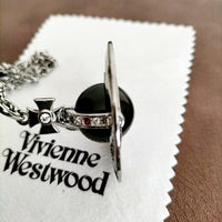Thumbnail for Vivienne Westwood Small Rhinestone Orb Necklace