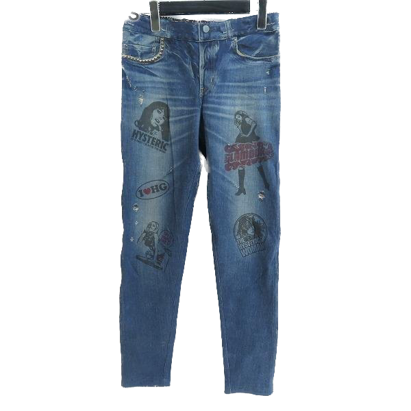 HYSTERIC GLAMOR 21AW WHISKY pattern reversible sweat pants