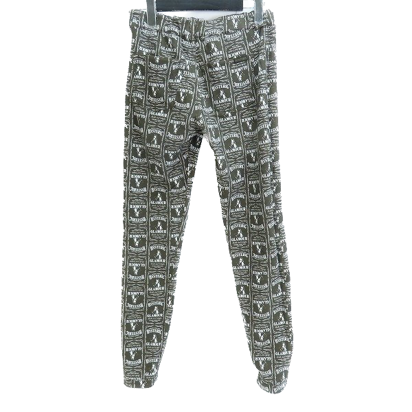 HYSTERIC GLAMOR 21AW WHISKY pattern reversible sweat pants