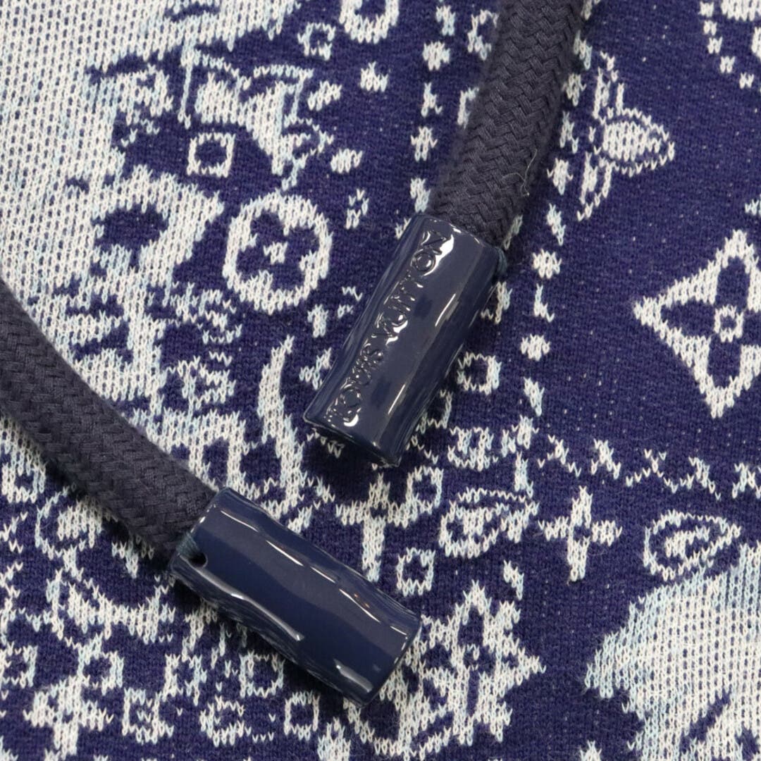 Louis Vuitton AW22 Monogram Bandana Print Short-Sleeved Hoodie