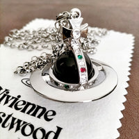 Thumbnail for Vivienne Westwood Small Rhinestone Orb Necklace