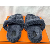 Thumbnail for HERMES WOOLSKIN CHYPRE SANDALS