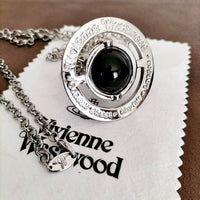Thumbnail for Vivienne Westwood Small Rhinestone Orb Necklace