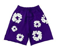 Thumbnail for Denim Tears Purple Cotton Wreath Sweatshorts