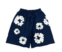 Thumbnail for Denim Tears Navy Cotton Wreath Sweatshorts