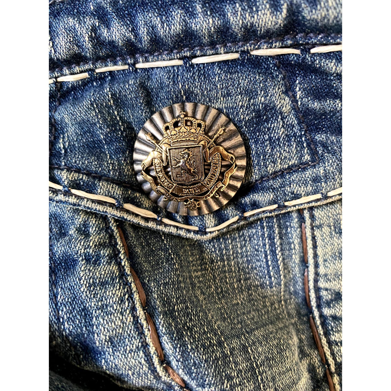 Jean Paul Gaultier Embellished Vintage Denim Jacket