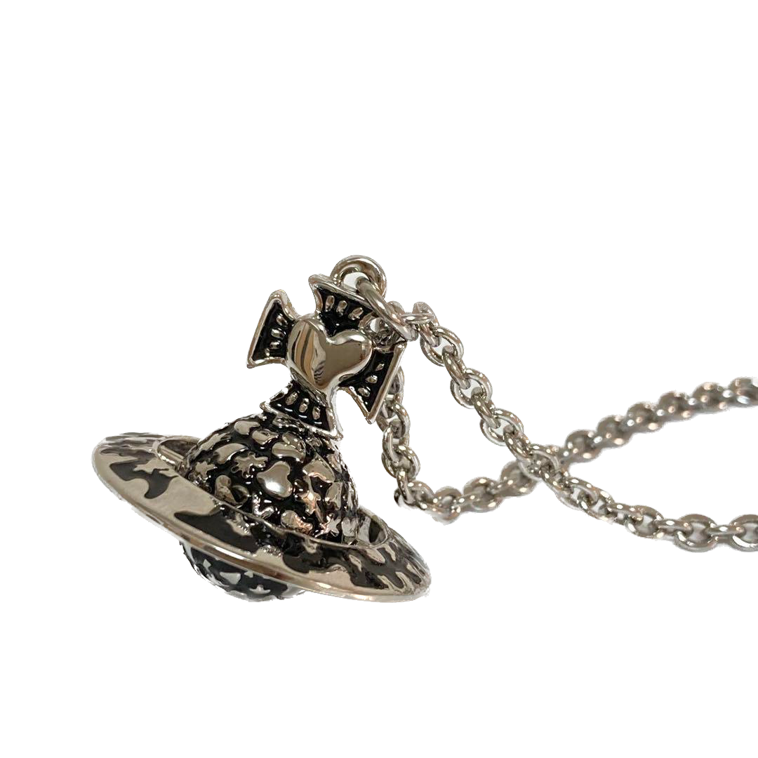 Vivienne Embellished Oderina Orb Necklace