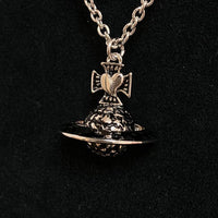 Thumbnail for Vivienne Embellished Oderina Orb Necklace