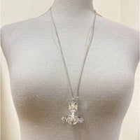 Thumbnail for Vivienne Westwood Headliner Spellout Orb Necklace