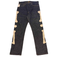 Thumbnail for Kapital okabilly ebroidered bone denim jeans