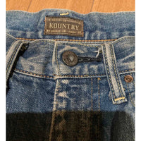 Thumbnail for Kapital embroidered bone skeleton denim jean short jorts