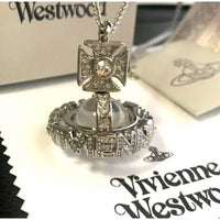 Thumbnail for Vivienne Westwood Headliner Spellout Orb Necklace