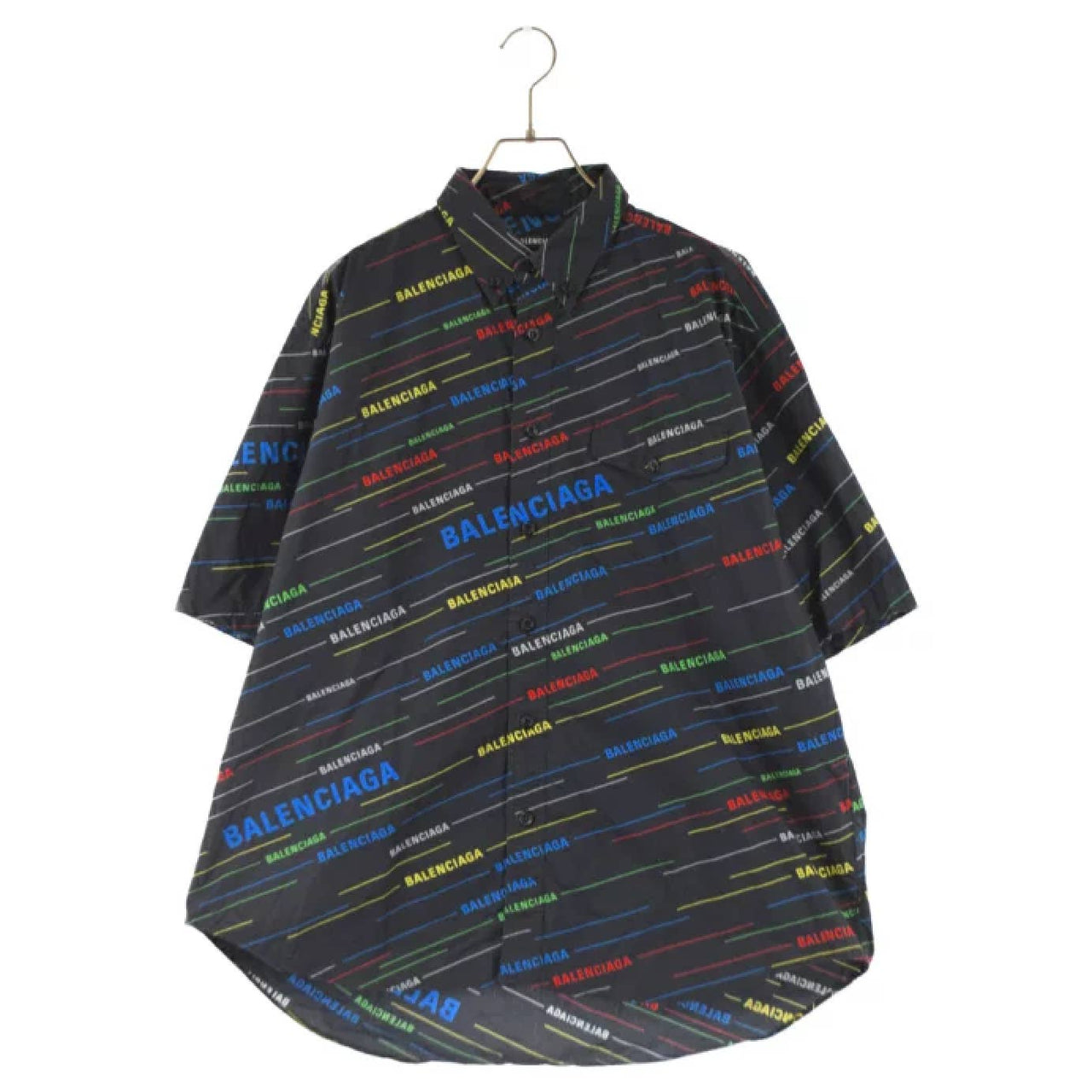 BALENCIAGA 19SS Short Sleeve All over Pocket Shirt FNTKS