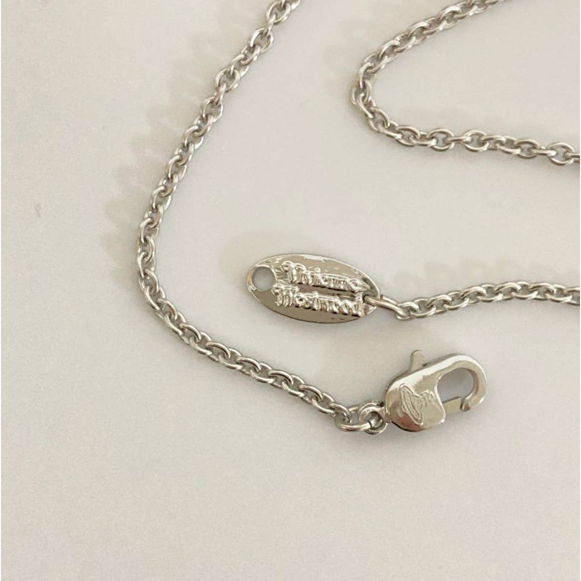 Vivienne Westwood Headliner Spellout Orb Necklace