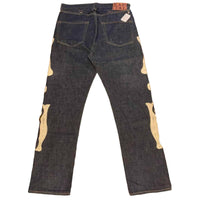 Thumbnail for Kapital okabilly ebroidered bone denim jeans