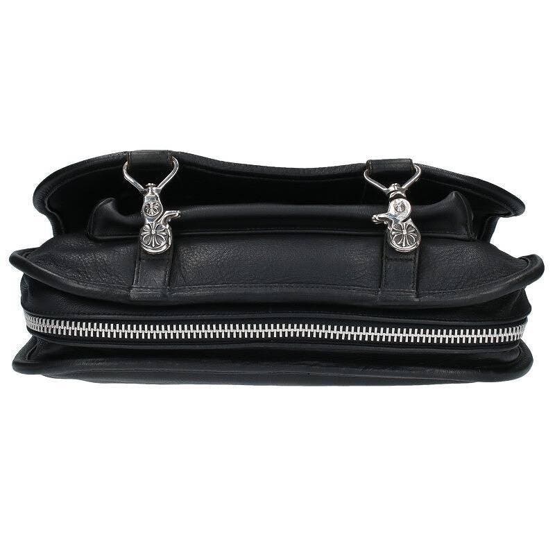 Chrome Hearts Large-Clip Leather Shoulder Bag