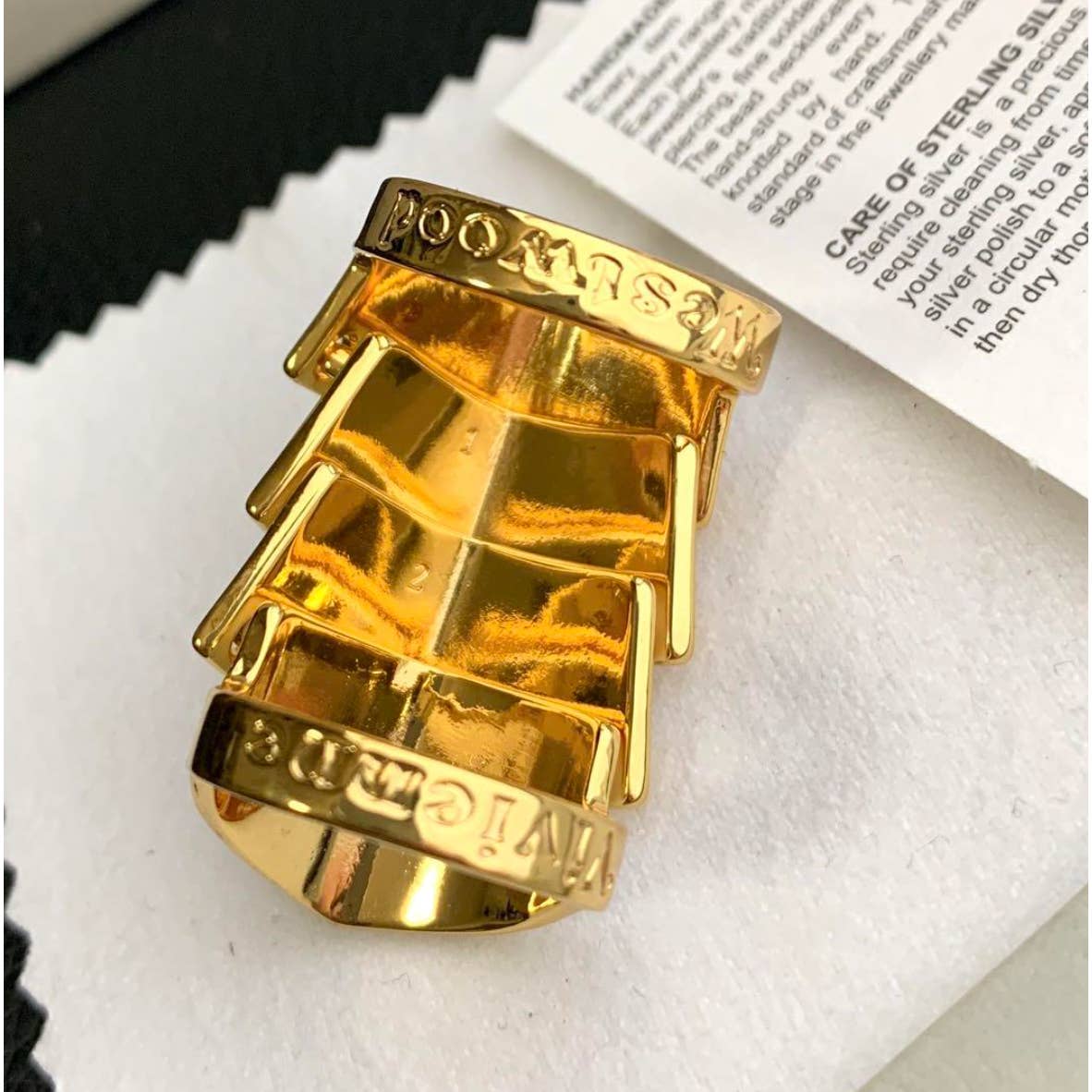 Vivienne westwood armour ring hotsell