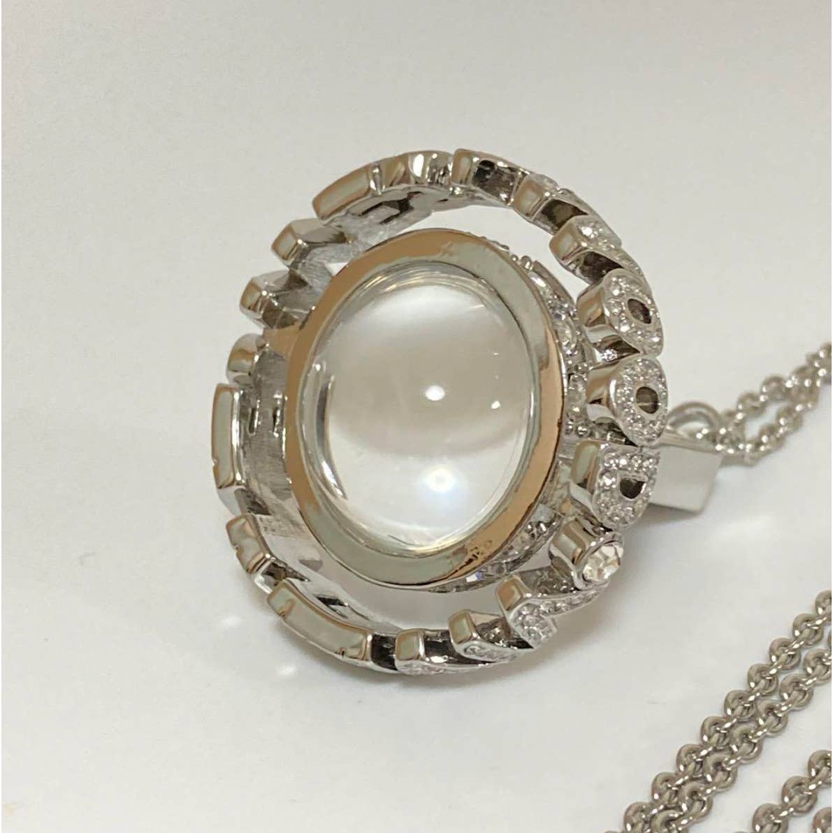 Vivienne Westwood Headliner Spellout Orb Necklace