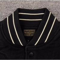 Thumbnail for Kapital Kountry Varsity Jacket Bone Jacket
