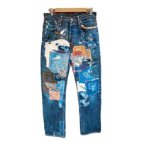 Thumbnail for KAPITAL Genuine Indigo Boro Reconstructed Sashiko Remake Painted Denim